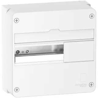 Resi9 - Coffret En Saillie Blanc (Ral 9003)- 1 Rangée De 13 Modules