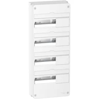 Resi9 - Coffret En Saillie Blanc (Ral 9003)- 4 Rangées De 13 Modules