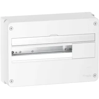 Resi9 - Coffret En Saillie Blanc (Ral 9003)- 1 Rangée De 18 Modules