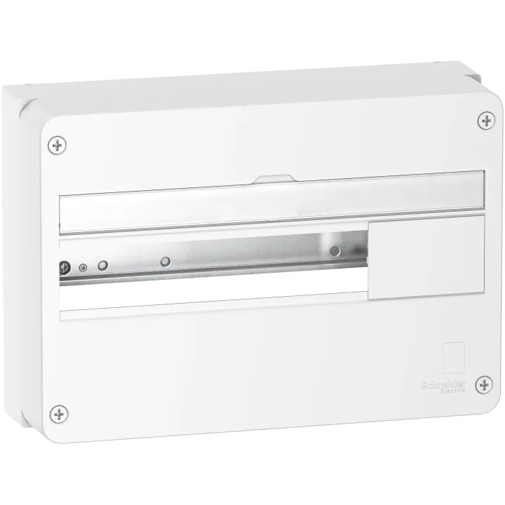 Resi9 - Coffret En Saillie Blanc (Ral 9003)- 1 Rangée De 18 Modules