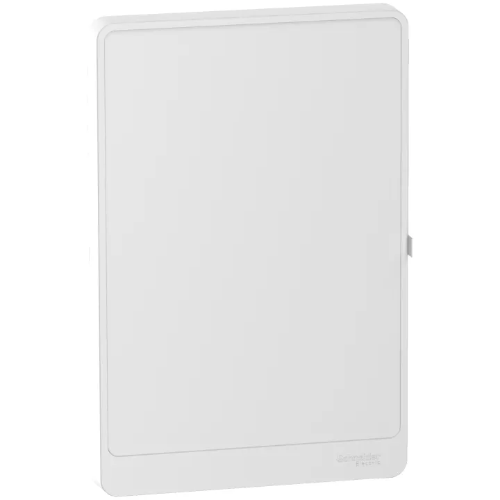 Resi9 - Porte Styl Blanche (Ral 9003) Pour Coffret 3 Rangées De 13 Modules