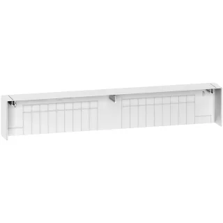 Resi9 - Embout De Goulotte - Largeur 18 Modules - Blanc