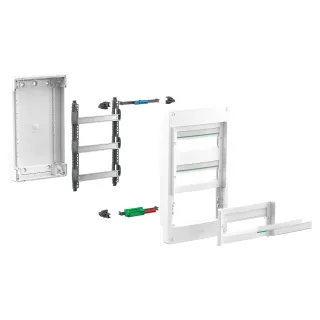 Prismaset Xs - Coffret Saillie 1 Rangée 13 Modules - Sans Porte