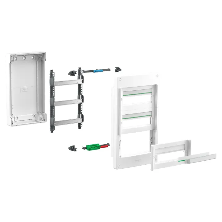 Prismaset Xs - Coffret Saillie 1 Rangée 13 Modules - Sans Porte