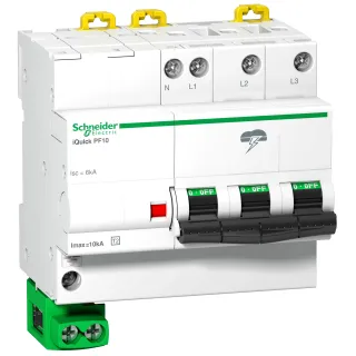 Acti9 - Iquick Pf10 - Parafoudre - 3P+N - 230/400V - 10Ka - Avec Câble De Terre