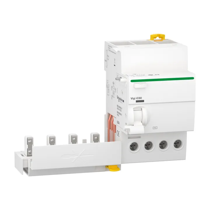 Acti9 Vigi Ic60 - Bloc Diff 400Vca (Ph/Ph) - 4P - 25A - 30Ma - Type Ac