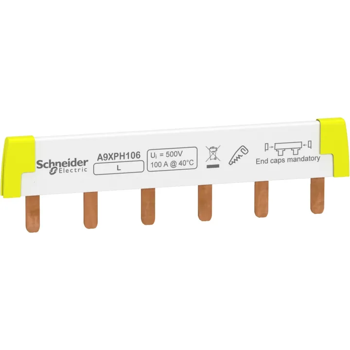 Acti9 Ic60 - Peigne À Dents - 1P - 100A - 6 Modules De 18Mm