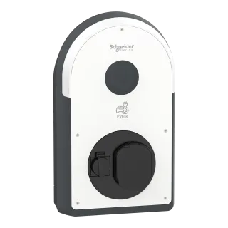 Borne De Recharge Evlink Pro Ac 3Ph-22 Kw-32A-1 Priset2S+Te-Rdc-Dd 6 Ma+ Rcd Type Asi + Mnx