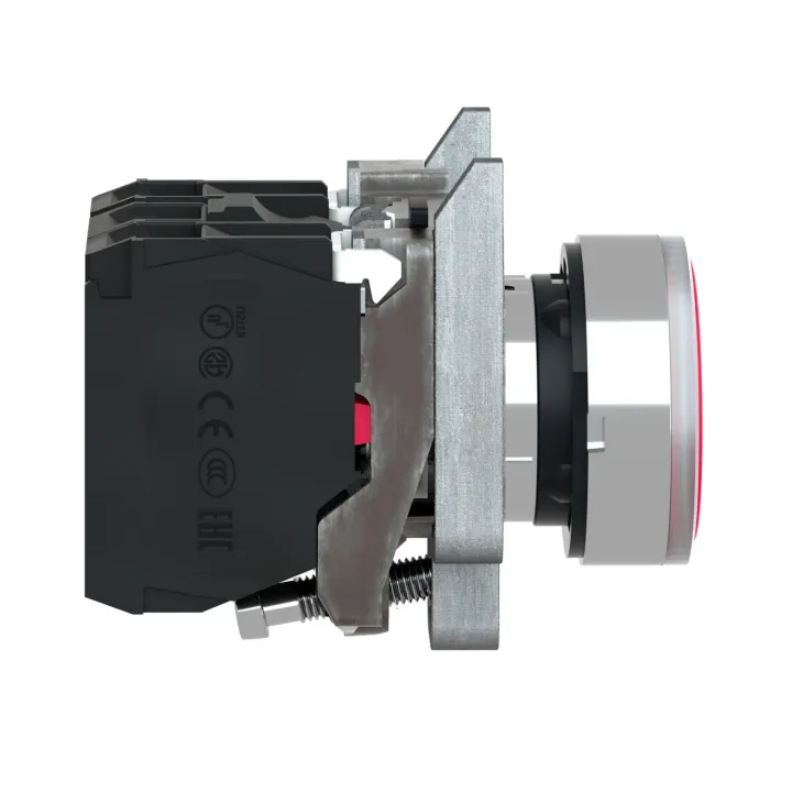 Harmony Xb4 - Poussoir Lumineux Led - 1F+1O - Rouge - Ø22 - 24Vacdc