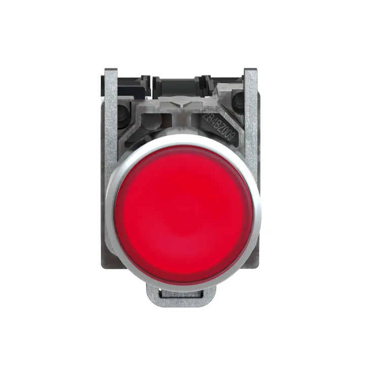 Harmony Xb4 - Poussoir Lumineux Led - 1F+1O - Rouge - Ø22 - 24Vacdc