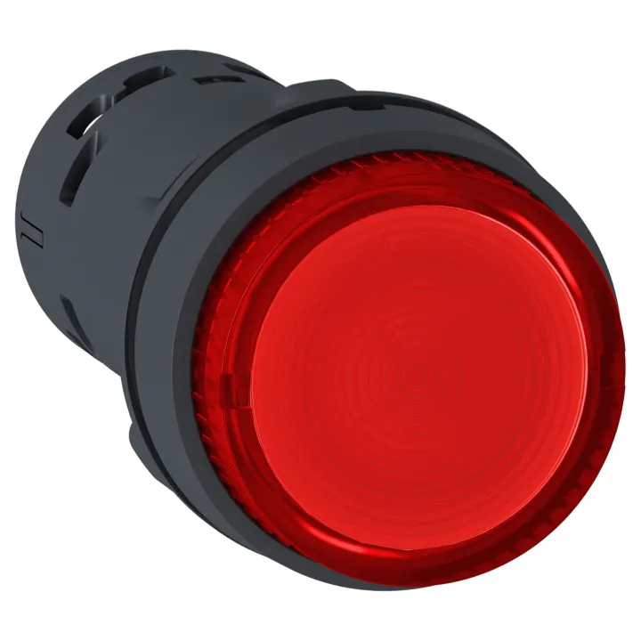 Harmony Bouton Poussoir Lumineux - Ø22 - Led Rouge - À Impulsion - 1F - 230V