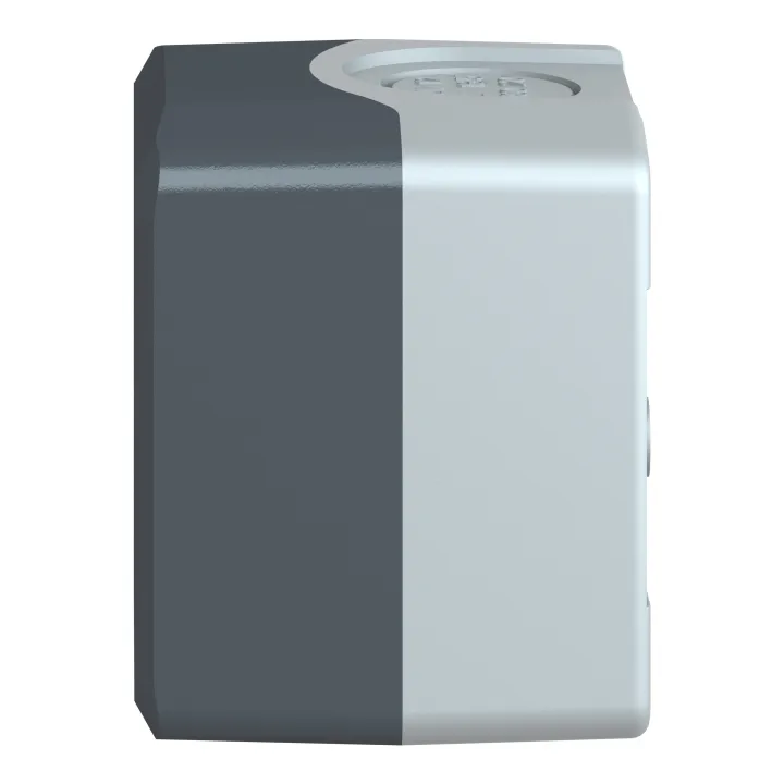 Harmony Xal - Boîte 1 Trou Ø22 - Couvercle Gris Foncé - Fond Gris Clair