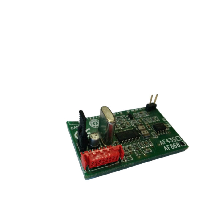 Carte radio fréquence embrochable en 868,35 MHz