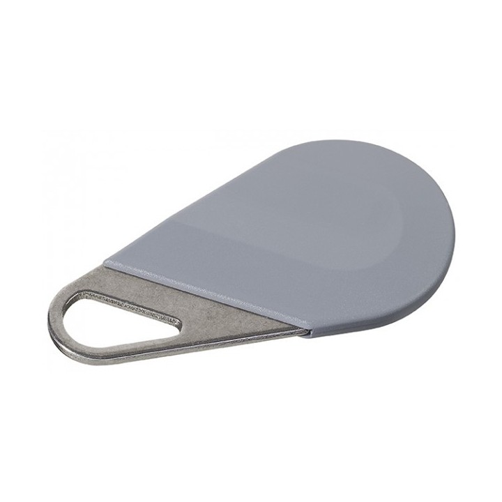 Badge HEXACT type porte clé Gris