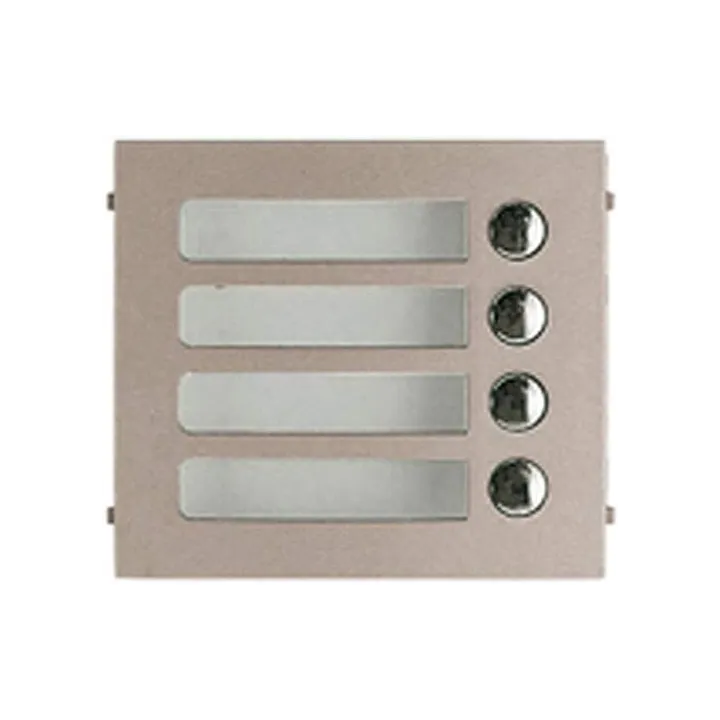 Façade 4 Boutons D'Appel, Pour Module 4 Boutons D'Appel Référence Gtsw