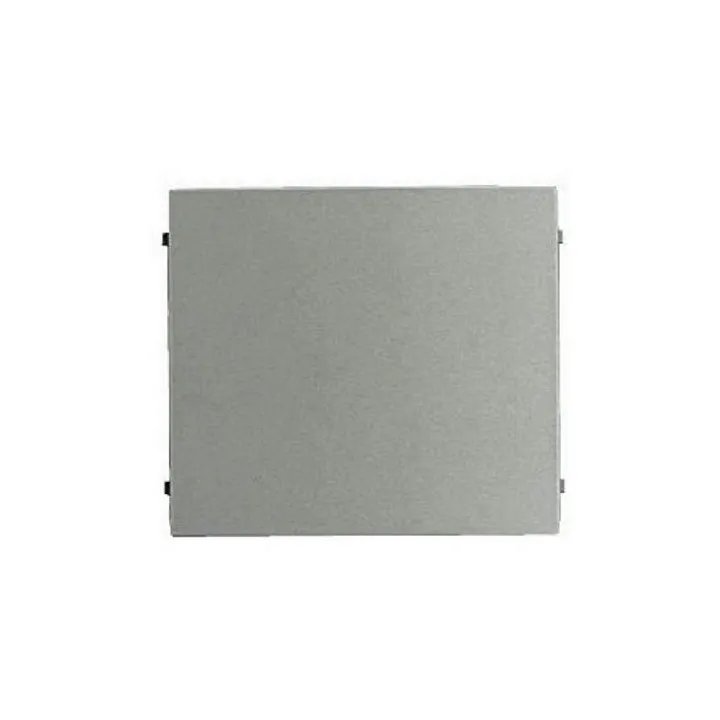 Façade En Zamak Pleine Sans Bouton D'Appel Ni Perçage Pour Modulaire Gt