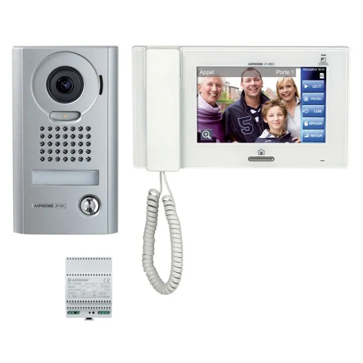 Kit Jp Platine Saillie, Gd Angle, Moniteur Écran 7'' Tactile Avec Alimentation