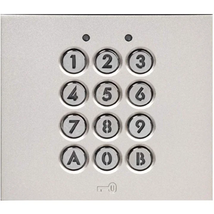 Module Clavier Codé 100 Codes, 2 Relais, Touches Éclairées, 12/24 Vac Ou Vcc