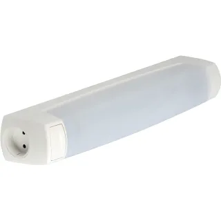 Reglette Salle De Bain Eo S19 Led 400Lm 3000K Inter Pc 20Va Blanc