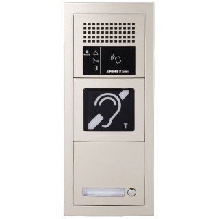 Platine audio modulaire 1 appel, résistante au vandalisme, boucle magnétique