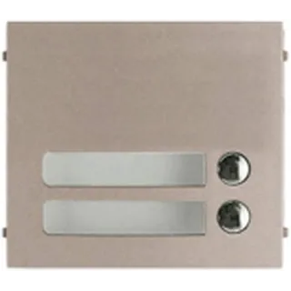 Façade En Zamak, 2 Boutons D'Appel, Pour Module 4 Boutons D'Appel Gtsw
