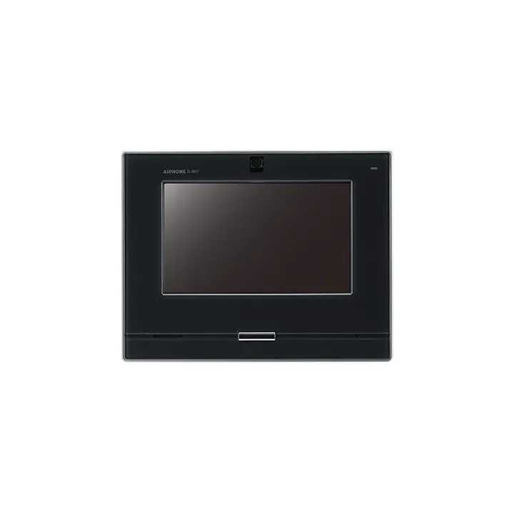 Poste Maître Vidéo Ip Noir, Mains Libres, Compatible Sip, Écran Tactile 7''