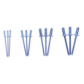 Rivet Alu Acier 5,8 X 24 Mm, 100 Pces