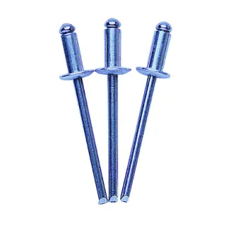 Rivet Alu Acier 12,7 X 48 Mm, 200 Pièces