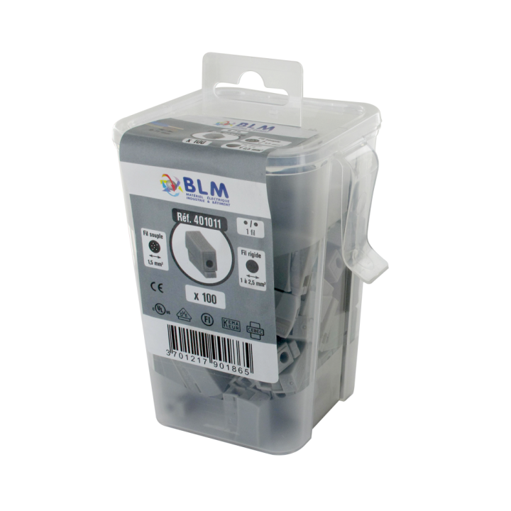 Borne lum 1fil sple-1fil rigid(Se vend par 100)