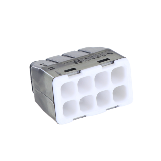 Borne mini connex 8 Entrées (Se vend par 50)