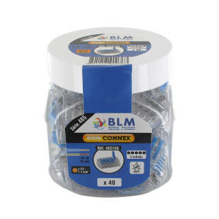 Borne leviers 5E 0.2-4mm² (Se vend par 40)