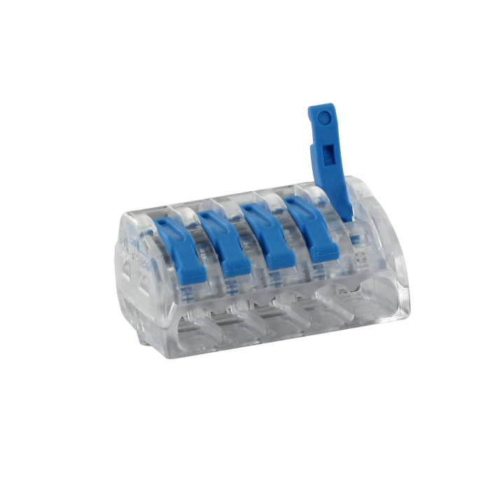 Borne leviers 5E 0.2-4mm² (Se vend par 40)