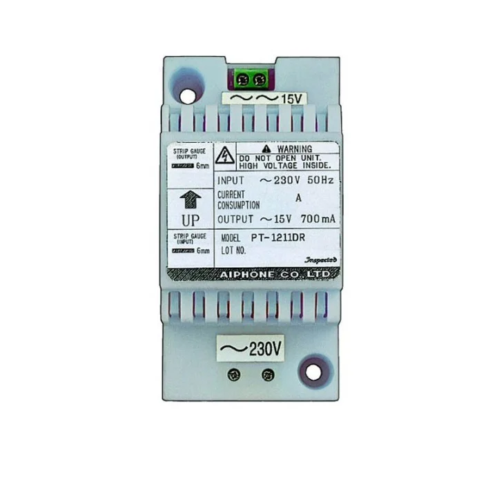 Transformateur Modulaire 230 Vac / 15 Vac - 0,7 A, Fixation Rail Din 3 Modules