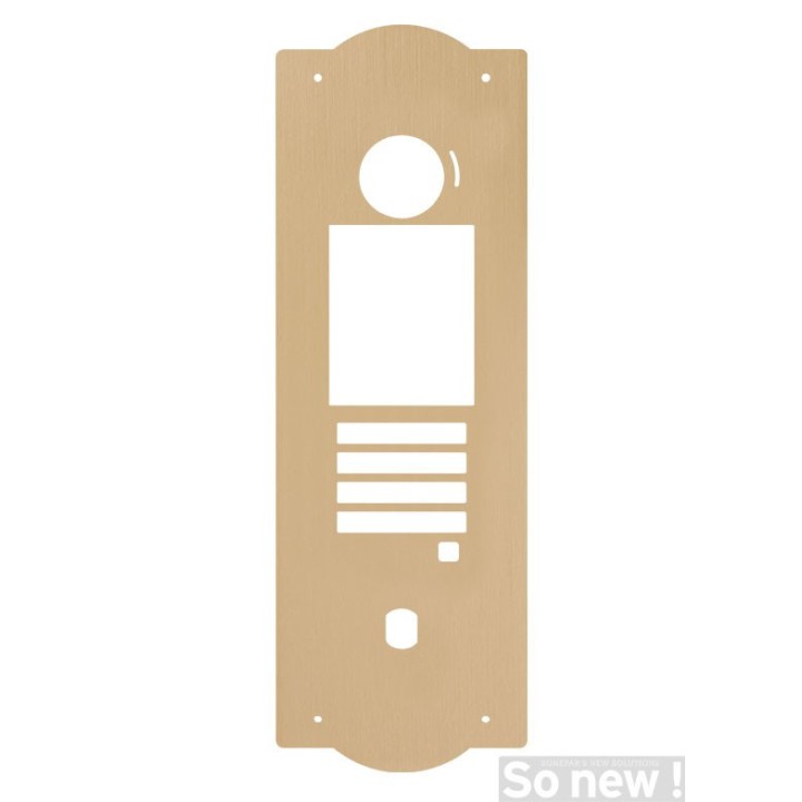 Façade Champagne Anodisé Pour Gtdmblvn