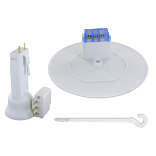 Kit finition Piton 100mm + couv. DCL D120 + FD E27