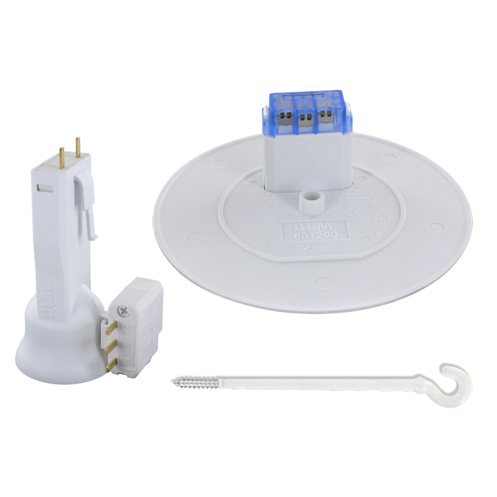 Kit finition Piton 100mm + couv. DCL D120 + FD E27