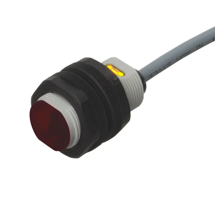 Cellule Photo. Axial Barrage Rec. Plastique M18 Pnp No+Nf,Cable