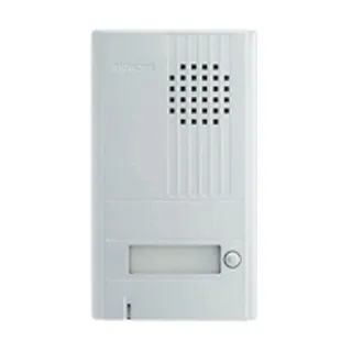 Platine Saillie 22 Mm, 1 Bouton D'Appel, 2 Fils Intégral, Façade Aluminium