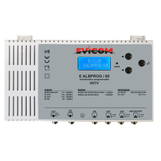 Amplificateur 60 dB programe 32 canaux à très haute sélectivité*