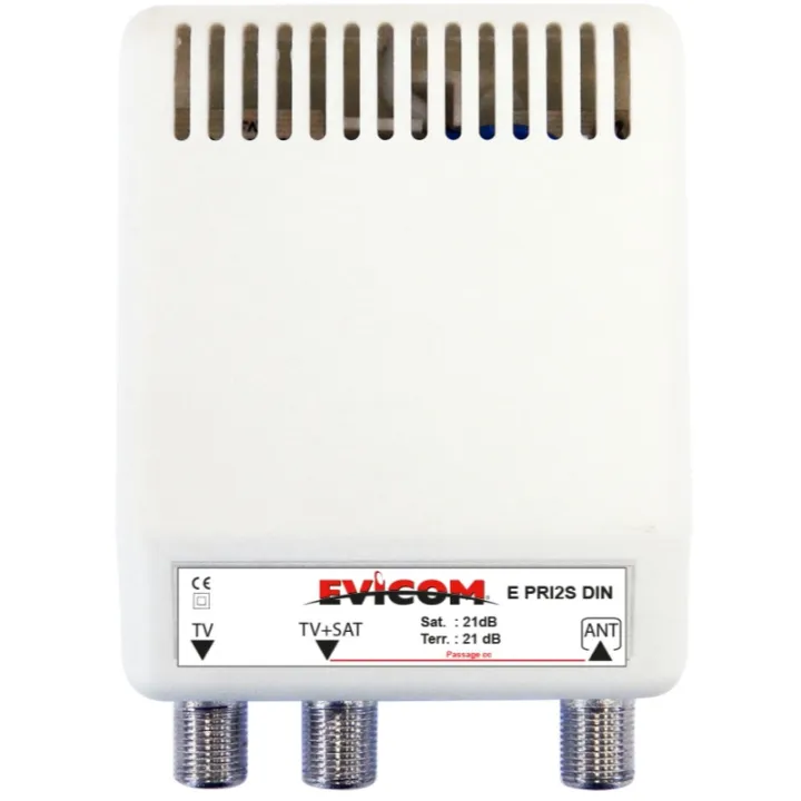 Amplificateur D'Appartement Tv + Sat 2 Sorties