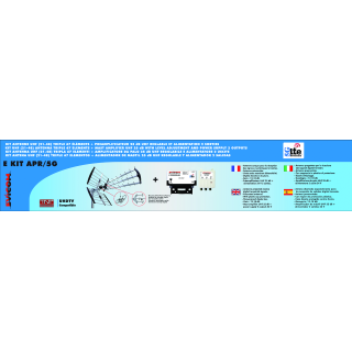 Kit antenne avec préamplificateur LTE-5G + alimentation