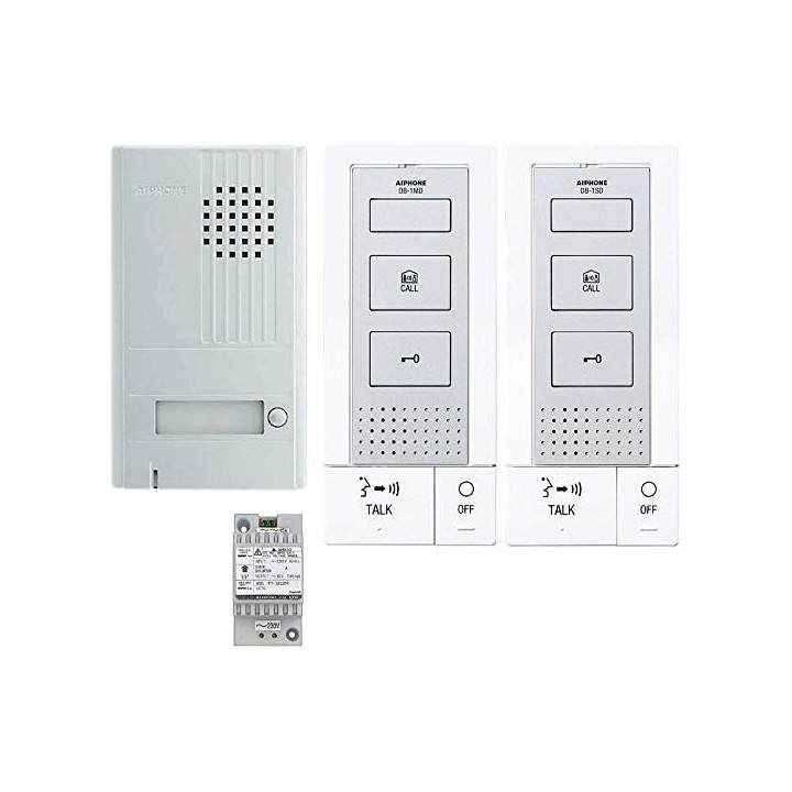 Kit Portier Audio 2 Fils Intégral Mains Libres Avec Platine Sail