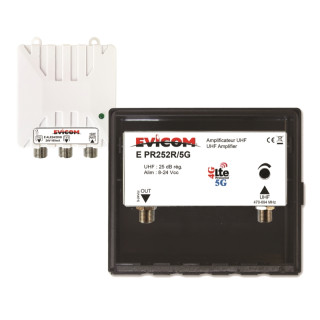 PREAMPLIFICATEUR UHT 1 ENTREE 25 DB REGLAGES(*)
