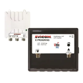 Kit Préamplificateur 25 Db + Alimentation 24 Vcc 2 Sorties