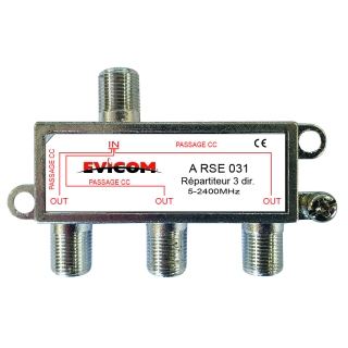 Répartiteur 5 - 2 400 MHz 3 sorties eco(*)