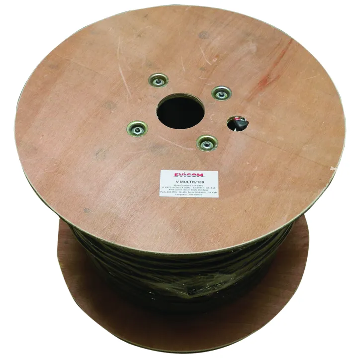 Câble multi-coaxiaux - 5 câbles - Classe A  (touret de 50 m)