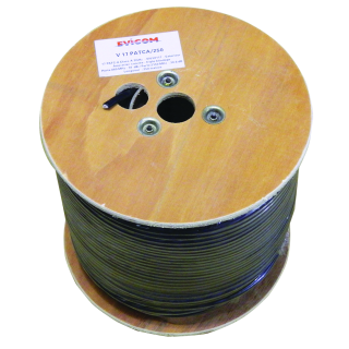 CABLE NOIR -17DB EN 250 M (CLASSE A)-Au metre, se vend par 250