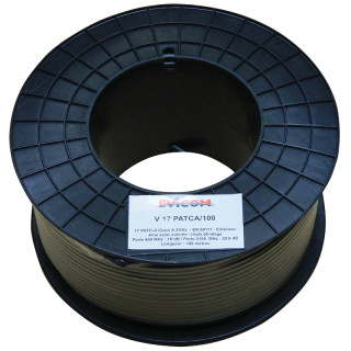 CABLE NOIR -17DB EN 100 M (CLASSE A)-Au metre, se vend par 100*