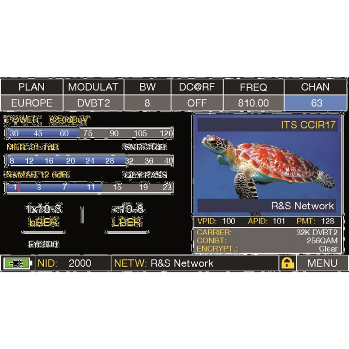 Mesureur de champs NUMERIQUE HD terrestre et satellite