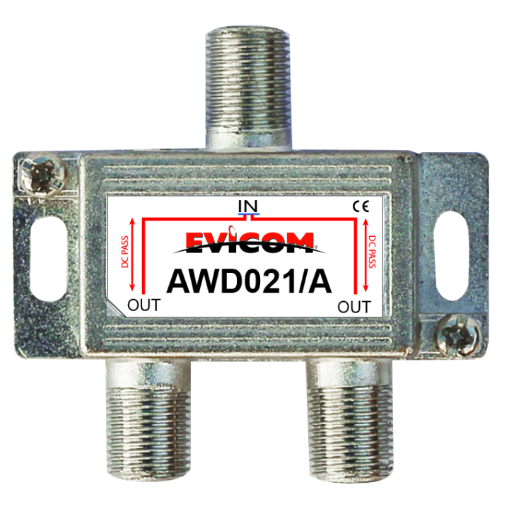 Répartiteur 5 - 2.300 MHz 2 sorties spécial commutation